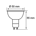 Paulmann LEDspot PAR16 GOLD LIGHT omskiftelig, insektvenlig PAR16 klar GU10 4,3W 320lm 2200K 38° CRI >80  klar