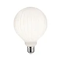 filament lamp globe GLOBE G125 WHITE LAMPION V3 ribbed G125 matt E27 4,3W 400lm 3000K CRI >80 dimmable
