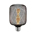 LED glødelyskilde METALLIC GLOW CYLINDER HELIX omskiftelig E27 3,5W 110lm 1800K CRI >80 