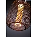 Paulmann LED glødelyskilde METALLIC GLOW CYLINDER SPIRAL omskiftelig E27 4,2W 200lm 1800K CRI >80 
