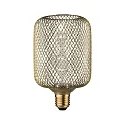 Paulmann LED glødelyskilde METALLIC GLOW CYLINDER HELIX omskiftelig E27 3,5W 130lm 1800K CRI >80 