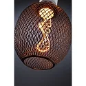 Paulmann LED glødelyskilde METALLIC GLOW GLOBE HELIX omskiftelig E27 3,5W 110lm 1800K CRI >80 