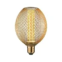 LED glødelyskilde METALLIC GLOW GLOBE SPIRAL omskiftelig E27 4,2W 200lm 1800K CRI >80 