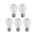 Paulmann LED lyskilde pære form sæt med 5 E27 7W 806lm 2700K CRI 80-89