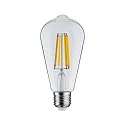 Paulmann Lyskilde Edison pæreformet ECO-LINE ST64 FILAMENT omskiftelig ST64 klar E27 4W 840lm 3000K 360° CRI >80  klar
