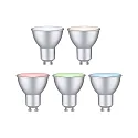 Paulmann WIFI LED Smart lyskilde RGBW ZigBee styrbar GU10 4,8W 350lm 2200-6500K 38° CRI 80-89 dæmpbar