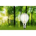 Paulmann Glødepære dråbeformet ECO-LINE DROP omskiftelig P45 klar E14 4W 840lm 3000K 360° CRI >80  klar
