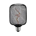 Paulmann LED glødelyskilde METALLIC GLOW CYLINDER 3-STEP DIM E27 4W 160lm 1800K CRI >80 dæmpbar