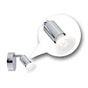 Paulmann wall luminaire CAROLINA 1 flame GU10 IP44, chrome 