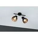 Paulmann Spot DAVY 2-flammer E27, chrom, sort mat dæmpbar