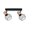 spot LANKA 2 flames E14, black dimmable