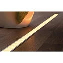 Paulmann Accessories Recessed profile with diffuser, 100cm, anodized / satin aluminum