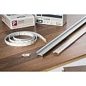 Paulmann Accessories Recessed profile with diffuser, 100cm, anodized / satin aluminum