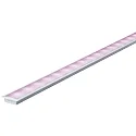 Paulmann Accessories Recessed profile with diffuser, 100cm, anodized / satin aluminum