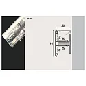 Paulmann Profil YOURLED STRIP DUO, aluminium anodiseret