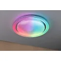 Paulmann wall and ceiling luminaire RAINBOW DYNAMIC large, tunable white, RGB IP20, chrome, white dimmable