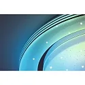 Paulmann wall and ceiling luminaire RAINBOW DYNAMIC large, tunable white, RGB IP20, chrome, white dimmable