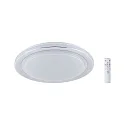 Paulmann wall and ceiling luminaire RAINBOW DYNAMIC large, tunable white, RGB IP20, chrome, white dimmable