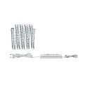Paulmann LED Strip MAX LED 1000 Grundlæggende sæt, 1,5m, 17W, 230V/24V, 36VA, dagslys hvid, belagt