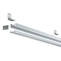 Paulmann Paulmann Square Profile with diffuser, anodized aluminum, 100cm