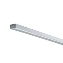 Paulmann Paulmann Square Profile with diffuser, anodized aluminum, 100cm