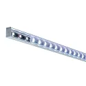 Paulmann Paulmann Square Profile with diffuser, anodized aluminum, 200cm