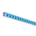 Paulmann Paulmann Square Profile with diffuser, anodized aluminum, 200cm
