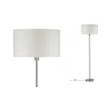 Paulmann Paulmann Tessa Standerlampe creme/jern børstet E27 maks. 60W