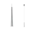 Paulmann Paulmann LED Pedel Gutta aluminium børstet, 1-flamme 1x 7W