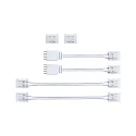 1-faset langsgående stik MAXLED FULL LINE COB sæt med 2, hvid