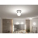Paulmann wall and ceiling luminaire GOVE G9 IP44, chrome, mat 
