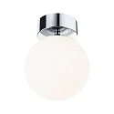 Væg- og Loftlampe GOVE IP44, chrom, mat 