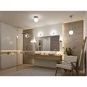 Paulmann wall luminaire GOVE IP44, chrome 