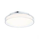 Væg- og Loftlampe LUENA IP44, chrom, mat 