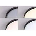 Paulmann Badeværelse lampe OKA CCT Switch, omskiftelig IP44, mat, sort 