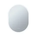 Paulmann Spejl med belysning MIRRA 60 X 80CM oval, CCT Switch, med touch-dæmper, med varmefunktion IP44, hvid mat dæmpbar