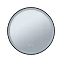 Paulmann Spejl med belysning MIRRA LED Ø 59CM rund, CCT Switch, med touch-dæmper, med varmefunktion IP44, mat, sort dæmpbar