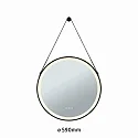 Paulmann mirror with lighting MIRRA Ø 60CM round, CCT Switch, with touch dimmer, with tape, with heating function IP44