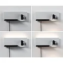 Paulmann reading lamp SERRA LED with USB connection, right IP20, black, white dimmable