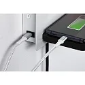 Paulmann Læselampe SERRA LED med USB tilslutning, venstre IP20, sort, hvid dæmpbar