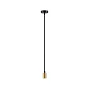 Pendel RAVI IP44 justerbar E27 IP44, guld, sort