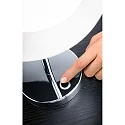 Spejl med belysning MASUA IP44 - 3X ZOOM 3-fold, rund, CCT Switch, med stik, justerbar IP44 / IP20, chrom 