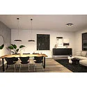 Paulmann pendant suspension VOLEA 3-fold, adjustable, black, silver
