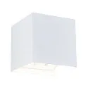 battery wall luminaire NYARA UP&DOWN square IP44, white 