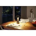 Paulmann Batteri bordlampe ONZO med USB tilslutning, med touch-dæmper IP44, blank, sort dæmpbar