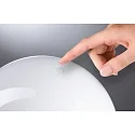 Paulmann Batteri bordlampe ONZO med USB tilslutning, med touch-dæmper IP44, blank, hvid dæmpbar