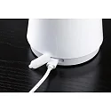 Paulmann Batteri bordlampe ONZO med USB tilslutning, med touch-dæmper IP44, blank, hvid dæmpbar