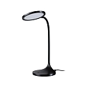 Paulmann Bordlampe MEJAN justerbar, med touch-dæmper, sort mat dæmpbar