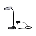 Paulmann Bordlampe MEJAN justerbar, med touch-dæmper, sort mat dæmpbar