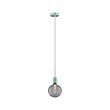 pendant luminaire NEORDIC TILLA 1 flame E27 IP20, light green dimmable
